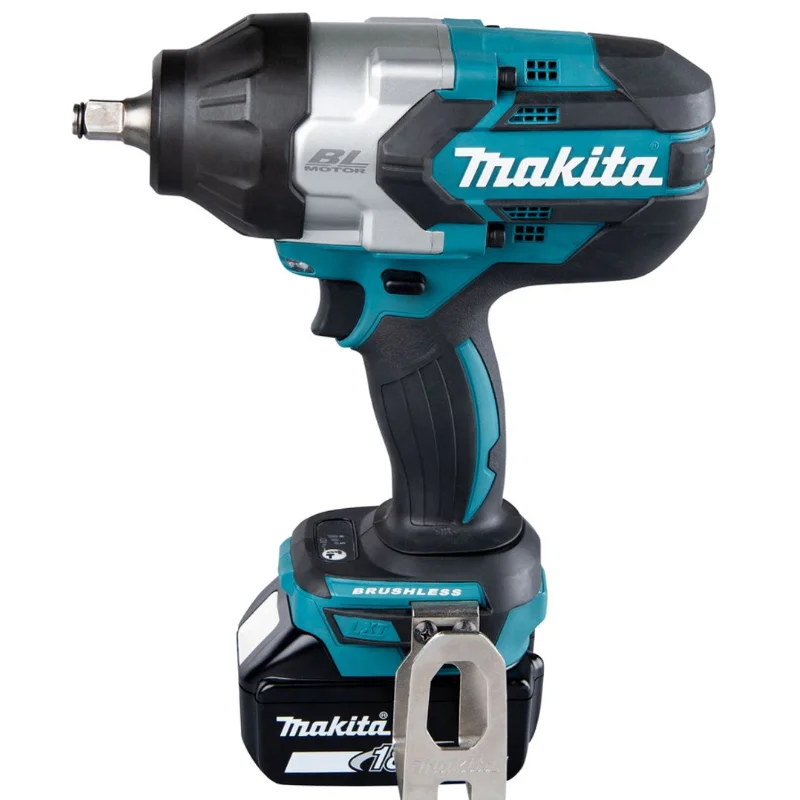 סט מפתח אימפקט נטען 1/2 אינץ' DTW1002RTE מבית MAKITA - כולל 2 סוללות ומטען