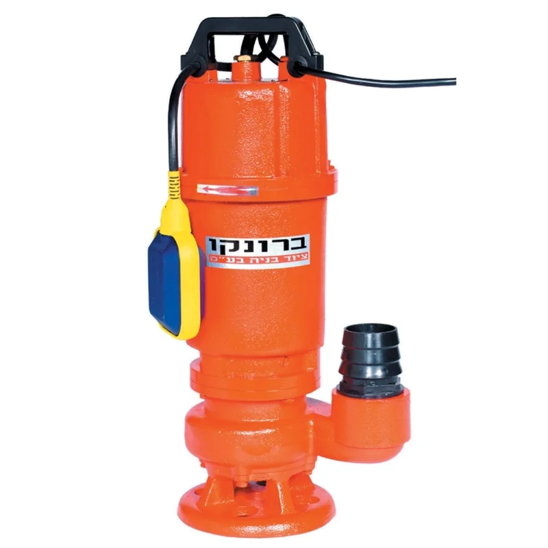 משאבה טבולה חשמלית לביוב 1100W WQ-15 מבית BRONCO