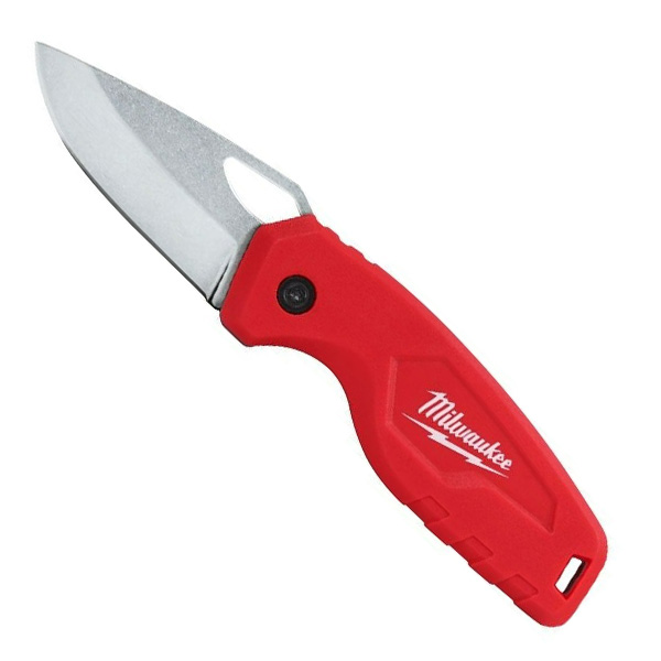 סכין מתקפלת קומפקטית בצבע אדום של חברת מילווקי